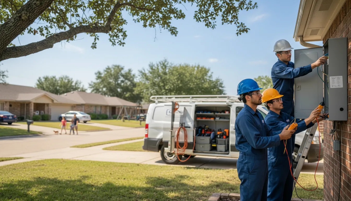 Certified electrician providing emergency electrical services in Claremont, NC